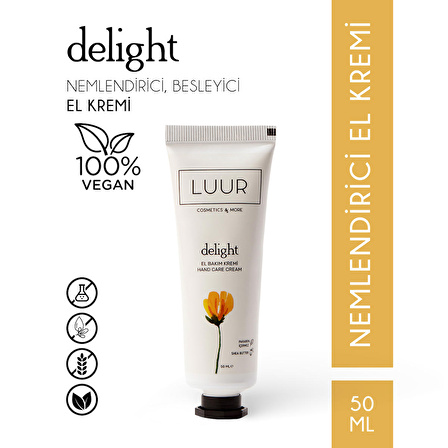 DELIGHT EL BAKIM KREMİ 50 ML