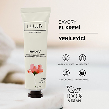 SAVORY YENİLEYİCİ EL BAKIM KREMİ 50 ML