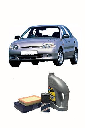 Hyundai Accent 1996-2000 1.3 Benzinli Ve Lpg'li Motorlar Için Yağ Bakım Seti Bedava Kargo