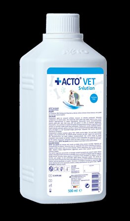 ACTO® VET SOLUTION 500 ML | Evcil Hayvanlar için Yara İyileştirme Solüsyonu