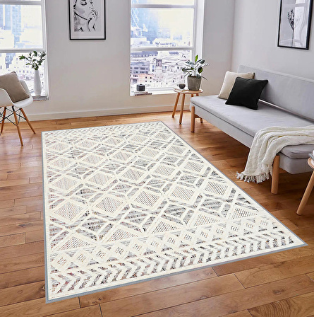 Dijital Baskı Yıkanabilir Kaymaz Taban Salon Halısı Ve Yolluk RVG1826