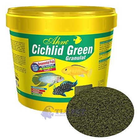 Ahm Cichlid Green Granulat - Ciklet Granül Balık Yemi (Açık)
