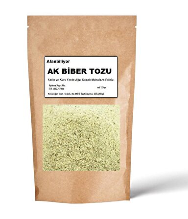 Ak Biber Tozu 125 gr