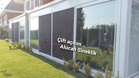 Sürgülü Katlanır Pileli Duble Kapı Sineklik