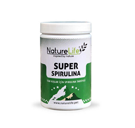 Naturelife Super Spirulina Tüm Kuşlar İçin %100 Saf Spirulina 100gr