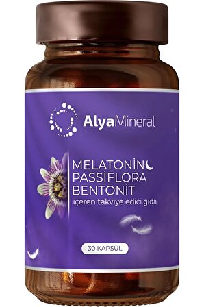 Melatonin Passiflora Bentonit İçeren Takviye Edici Gıda