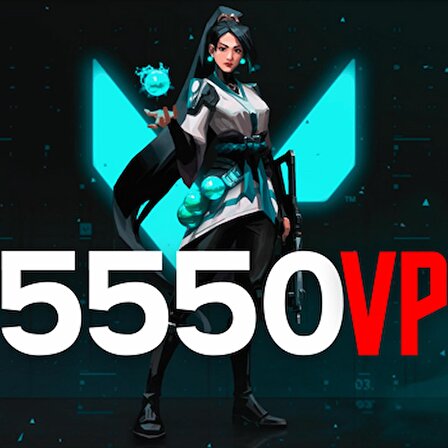 5550 VP - Valorant Points