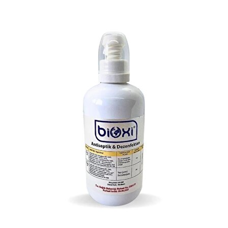 Bioxi® Antiseptik & Dezenfektan 250 ml (El-Cilt ve Yara Bakım) / Hipokloröz asit (HOCl) bazlı