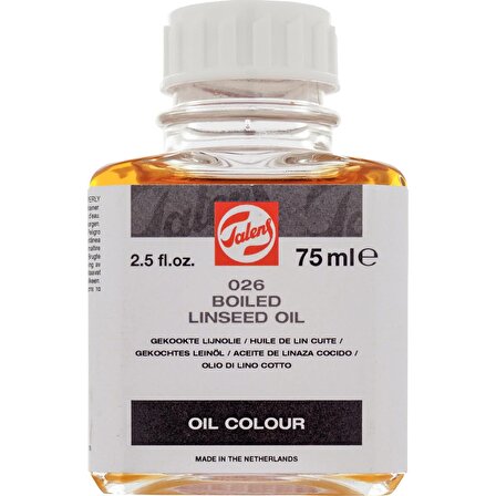 Talens Linseed Oil Boiled 026 75ml (Kaynatılmış Keten Yağı)