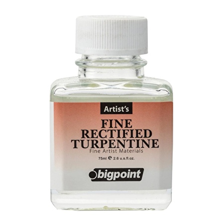 Bigpoint Damıtılmış Terebentin 75 ml (Fine Rectified Turpentine) (Yağlı Boya)