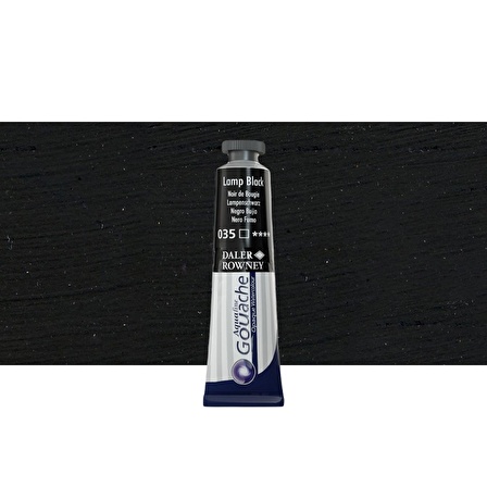 Daler Rowney Aquafine Guaj Boya Tüp 15ml 035 Lamp Black