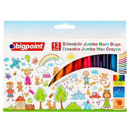 Bigpoint Jumbo Mum Boya (Silinebilir) 12 Renk