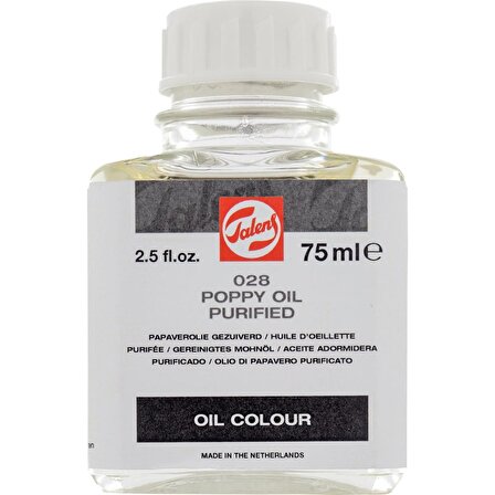Talens Poppy Oil Purified 028 75ml (Saf Haşaş Yağı)