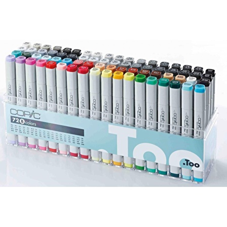 Copic Marker Kalemi Set B 72'li Set