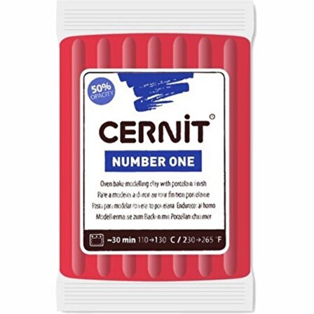 Cernit Number One Polimer Kil 56gr Carmıne Red 420