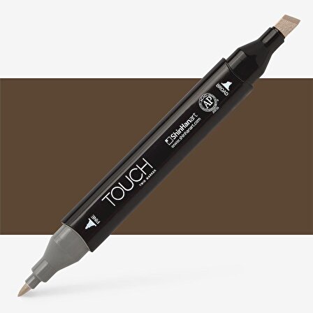 Shinhan Art Touch Twin Marker Pen : Çift Uçlu Marker Kalemi : BRONZE : BR99