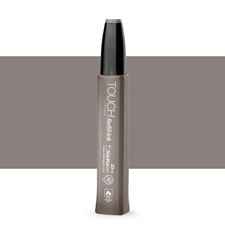 Shinhan Art Touch Twin Marker Refill İnk: Dolum Mürekkebi : 20ml : WG6 WARM GREY