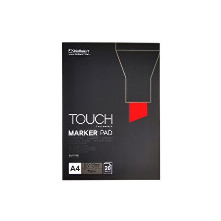 Shinhan Art Touch Pad Marker Defteri Blok A4 75gr 20yp