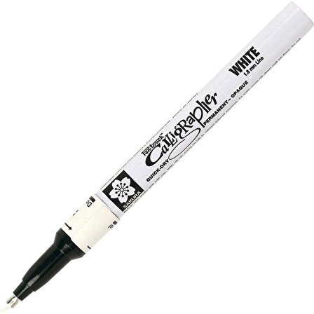 Sakura Pen Touch Kaligrafi Kalemi Fine 1,8mm White / Beyaz