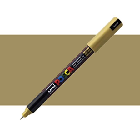 Uni Posca Marker Kalem PC-1MR (0.7mm) Altın
