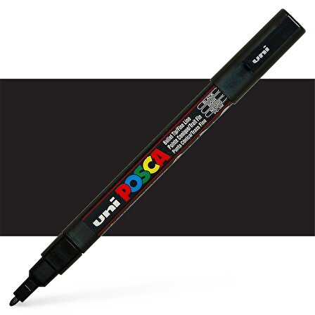Uni Posca Marker PC-3M (0.9-1.3mm) Siyah