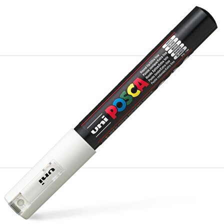 Uni Posca Marker Kalem PC-1M (0.7mm) Beyaz