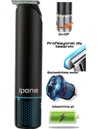Ipone IP-785 Thor Profesyonel Saç Sakal Ense Çizim Vücut Tüyleri Lazer Öncesi Tıraş Makinesi