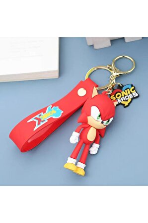 Yumuşak Slikon Sevimli Kirpi Sonic Anahtarlık