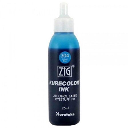 Zig Kurecolor Refill Ink Mürekkep 25ml 305 Cobalt Blue