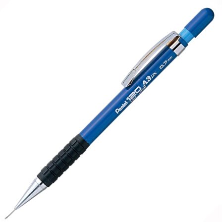 Pentel 120 A3DX Versatil Uçlu Kalem 0,7mm Mavi