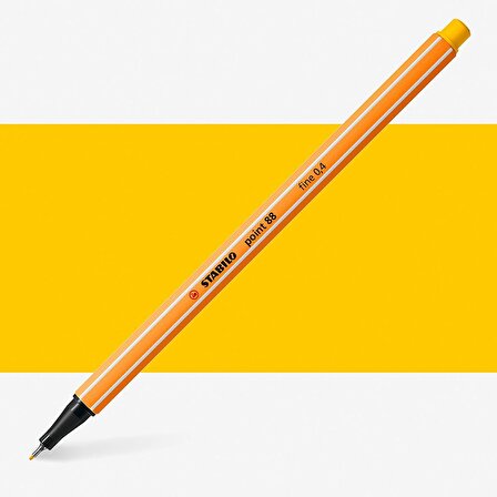 Stabilo Point 88 Fineliner Pen 0.4mm İnce Keçe Uçlu Kalem Sarı