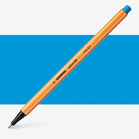 Stabilo Point 88 Fineliner Pen 0.4mm İnce Keçe Uçlu Kalem Açık Mavi