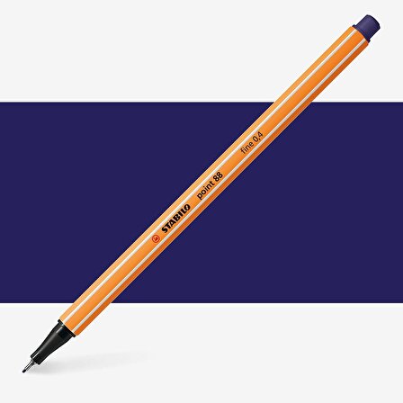 Stabilo Point 88 Fineliner Pen 0.4mm İnce Keçe Uçlu Kalem Gece Mavisi
