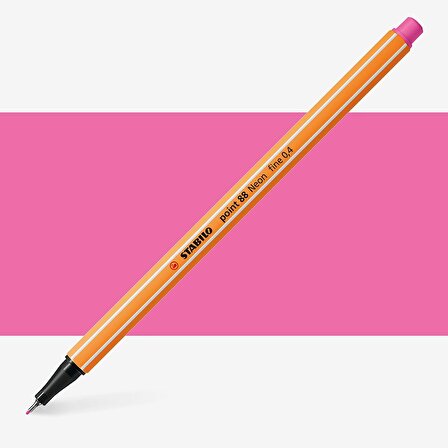 Stabilo Point 88 Fineliner Pen 0.4mm İnce Keçe Uçlu Kalem Pembe