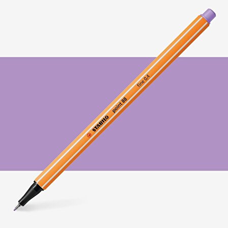 Stabilo Point 88 Fineliner Pen 0.4mm İnce Keçe Uçlu Kalem Açık Lila