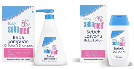 Sebamed Bebe Şampuanı 500 ml - Sebamed Bebek Losyonu 200 ml