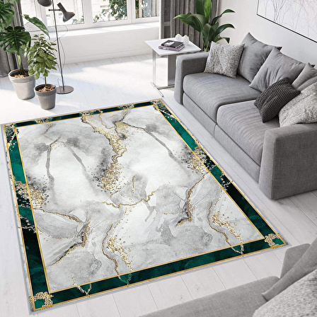 Dijital Baskı Yıkanabilir Kaymaz Taban Salon Halısı Ve Yolluk RVG0738