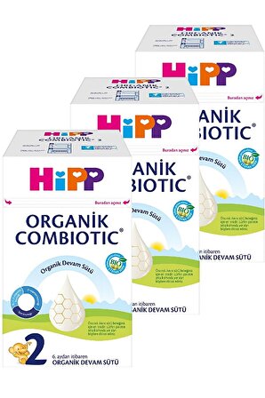 Hipp Organik Combiotic 2 Prebiyotik Devam Sütü 3 x 800 gr