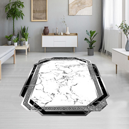 Dijital Baskı Yıkanabilir Kaymaz Taban Salon Halısı Ve Yolluk RVG1915-SM74