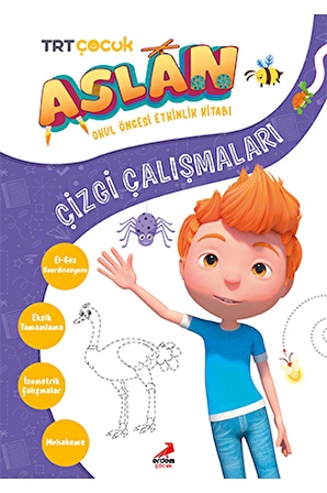 5-6 Yaş Aslan Dikkat ve Kodlama+Çizgi Çalışmaları+Kavram Etkinlikleri