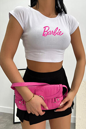 Barbie özel tasarım  crop tişört