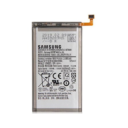  Samsung Galaxy S10 Plus G975F ile Uyumlu İthal Pil