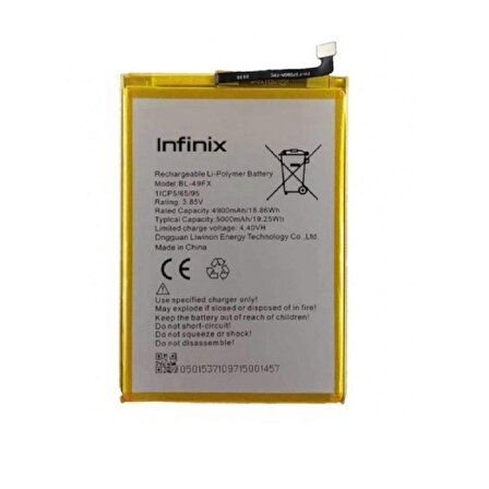  Infinix Note 8 ile Uyumlu İthal Pil BL51BX