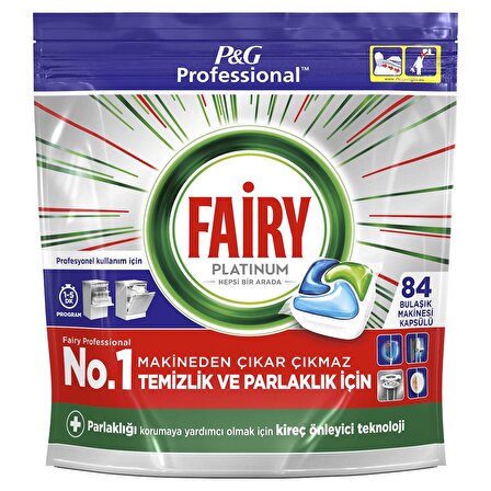 Fairy Prof Platinum Bulaşık Makinesi Tableti 84'lü 