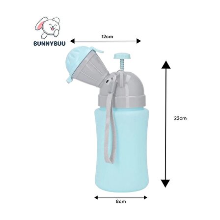 Bunnnybuu Taşınabilir Çocuk Bebek Pisuar Acil Tuvalet Çocuk Lazımlık İşeme Şişesi İdrar Kutusu