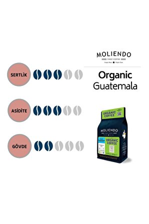 Moliendo Organic Guatemala Shb Yöresel Kahve ( Çekirdek Kahve ) 250 G.