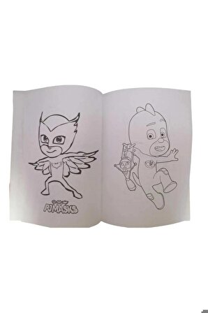  PJ Masks Boyama Kitabı Stickerlı Pj Maskes Model