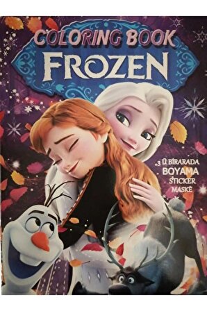 Boyama Kitabı Stickerlı Frozen Model Boyanacak Sayfa Sayısı 16