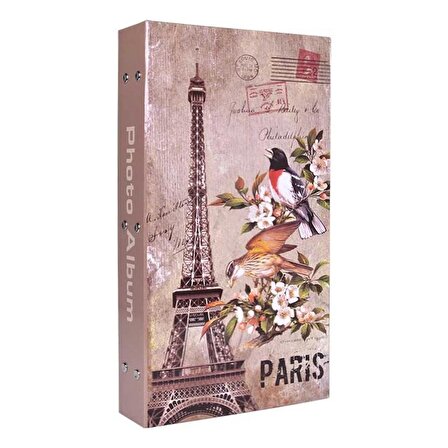 300’lük 10x15  Paris Desenli Fotoğraf Albümü
