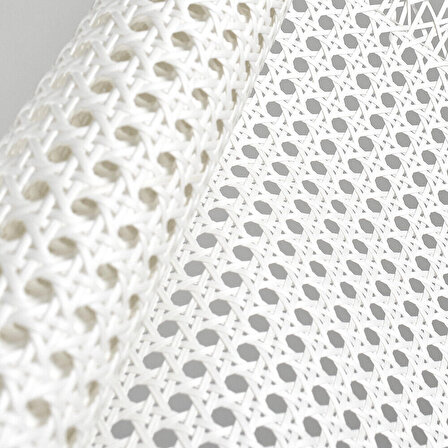 Hazeran-Hasır PVC Delikli (Beyaz) 45 x 100 cm